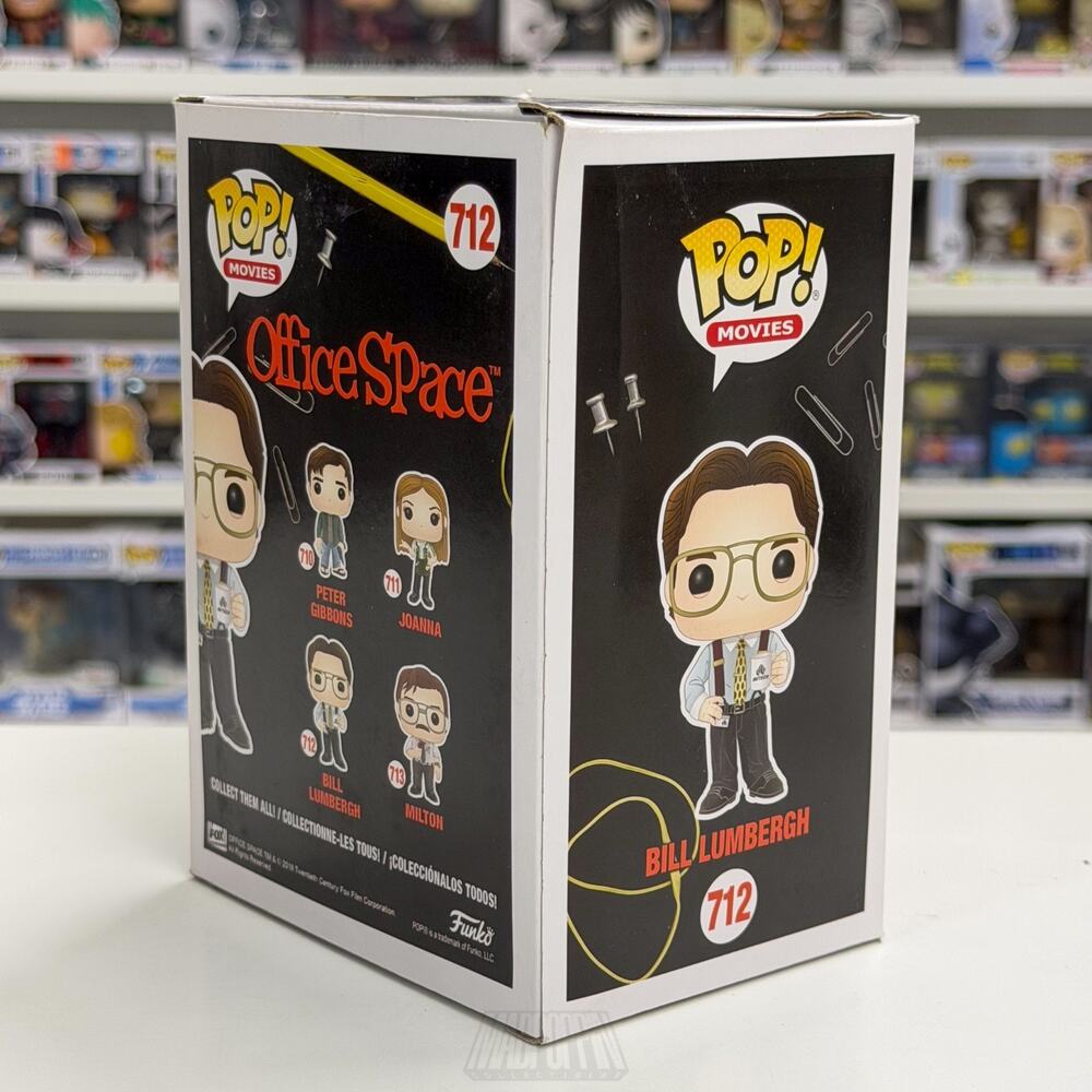 Funko Pop Movies Office Space Bill Lumbergh 712 Boss TPS Report Toy Vinyl Figure - Picture 5 of 12